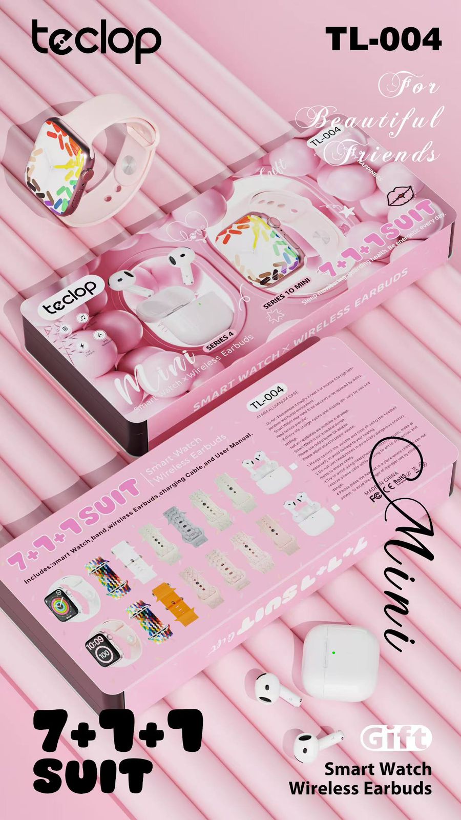 Audifonos Reloj Smart Watch Pulsos